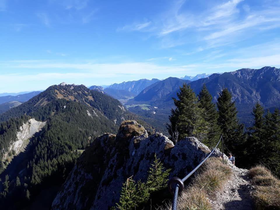 Ferienwohnung-Susanne-Im-Gaestehaus-Bergfrieden Bayersoien エクステリア 写真